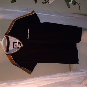 Twice Medium Men Black White Brown Shirt